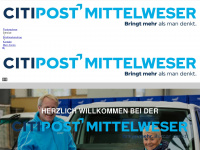 citipost-mittelweser.de Webseite Vorschau