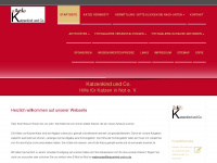 katzenkind-und-co.de Webseite Vorschau
