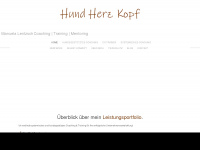 hund-herz-kopf.de Webseite Vorschau