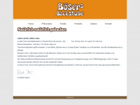 boesers-backstube.de Webseite Vorschau