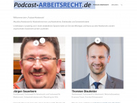 podcast-arbeitsrecht.de Webseite Vorschau