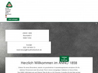 anno1858.de Webseite Vorschau