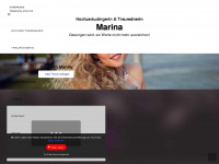 marina-artist.com Webseite Vorschau
