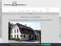 künstlerhaus-ziegelhütte.de Webseite Vorschau
