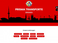 prisma-transporte.de Webseite Vorschau