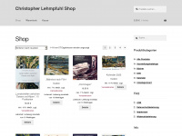 shop-christopherlehmpfuhl.de Webseite Vorschau