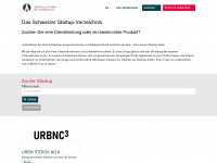 startup-index.ch Webseite Vorschau