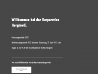 korporation-hergiswil.ch Webseite Vorschau