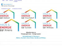 haus-energie-lu.ch Webseite Vorschau