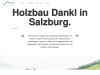 holzbau-dankl.at Webseite Vorschau