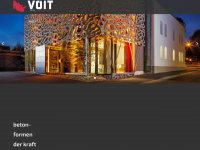 voit-beton.com Webseite Vorschau