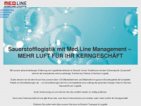 medline-logistics.de Webseite Vorschau