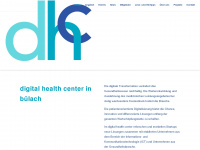 digital-health-center.ch Webseite Vorschau