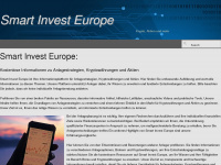 smartinvesteurope.com Webseite Vorschau