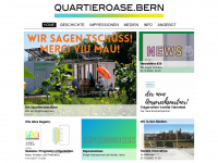 quartieroase-bern.ch Webseite Vorschau