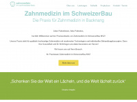 zahnmedizin-schweizerbau.de Webseite Vorschau