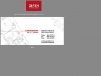 gerth-architektur.de Webseite Vorschau