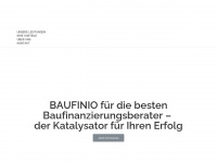 baufinio.de Webseite Vorschau
