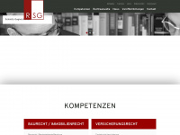 rsg-rechtsanwaelte.com Webseite Vorschau