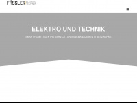 faessler-elektrotechnik.ch Webseite Vorschau