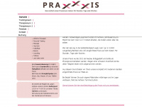 praxxxis.de Webseite Vorschau