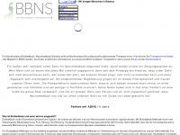 bbns.ch Webseite Vorschau