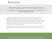 recklinghausen-marketing.de Webseite Vorschau
