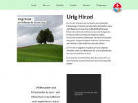 urig-hirzel.ch Webseite Vorschau