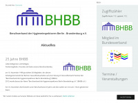 bhbbev.de Webseite Vorschau
