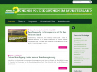 gruene-muensterland.eu Webseite Vorschau