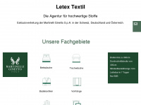 letex-textil.ch Webseite Vorschau