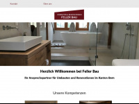 feller-bau.ch Webseite Vorschau