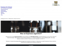 espresso-home.com Webseite Vorschau