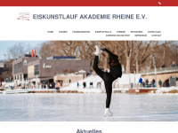 figure-skating-academy.com Webseite Vorschau