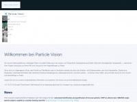 particle-vision.ch Webseite Vorschau