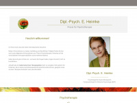psychotherapie-heimke.de Webseite Vorschau