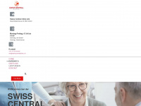 swisscentralclinic-patienten.ch Webseite Vorschau