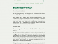 act-out.org Webseite Vorschau