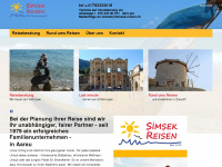simsek-reisen.ch Webseite Vorschau