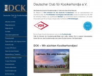 kooikerhondje-dck.de Webseite Vorschau