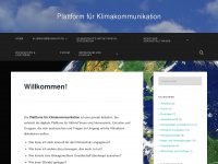 klimakommunikation.at Webseite Vorschau