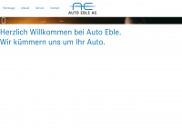 autoeble.ch Webseite Vorschau