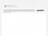 pauliana-praxis.ch Webseite Vorschau