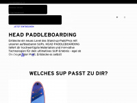 head-paddleboarding.com Webseite Vorschau