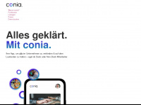 conia.app Webseite Vorschau