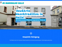 sbwaschsalon-halle.de Webseite Vorschau