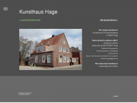 kunsthaushage.de Webseite Vorschau