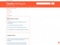 taucha-zeitung.de Webseite Vorschau