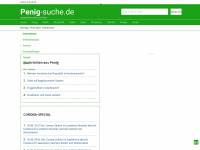 penig-suche.de Webseite Vorschau