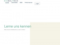 biobalance.one Webseite Vorschau